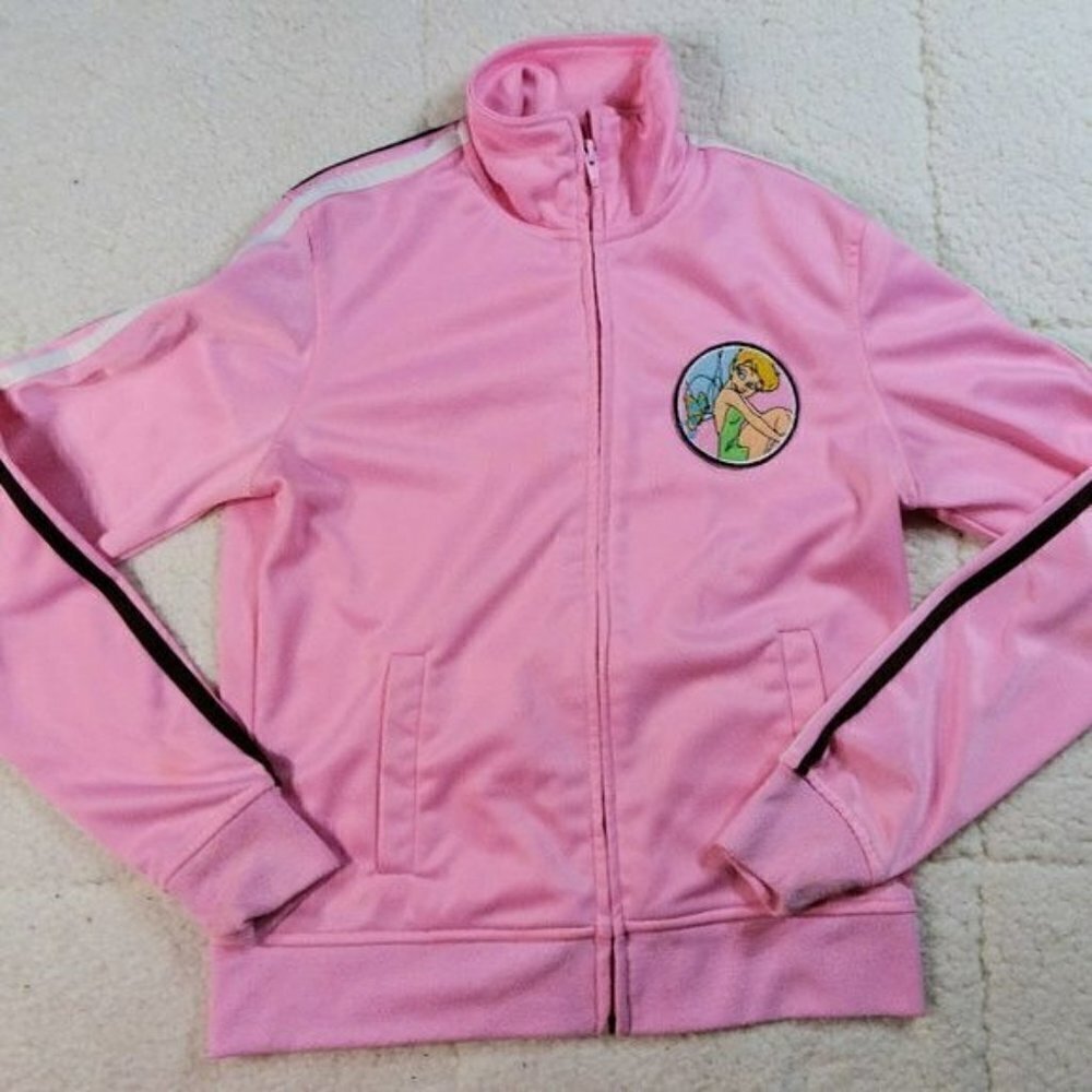 Vintage Disney Tinkerbell Pink Jacket Girls Small